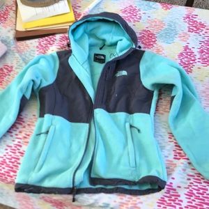 Light blue North Face jacket